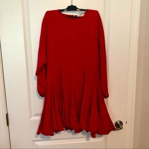 Unique Palms Away Red Mini-Dress